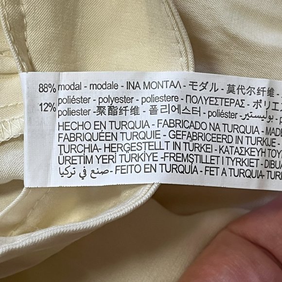 NWT ZARA Modal Blend High Rise Wide Leg Pleat Front Trouser Pants SIZES 12,16 - Picture 10 of 12